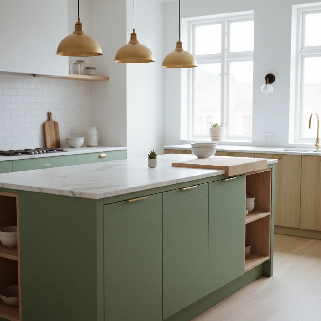Îlot central : 6 idées de couleurs pour un effet statement